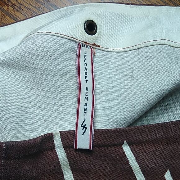 Lecoanet Hemant Abstract Floral A Line Skirt Md 10 - Picture 5 of 5